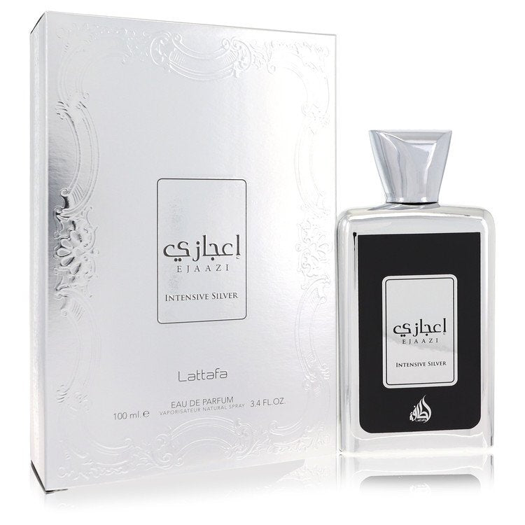 Lattafa Ejaazi Intensive Silver by Lattafa Eau De Parfum Spray (Unisex) 3.4 oz (Women) – JawsFragrance.com