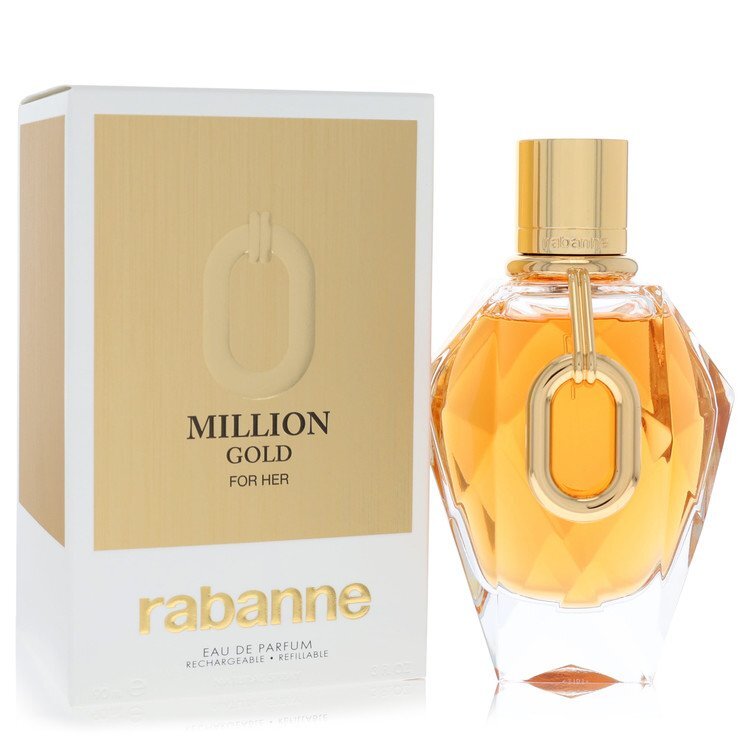Paco Rabanne Million Gold by Paco Rabanne Eau De Parfum Refillable Spray 3 oz (Women) – JawsFragrance.com