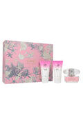 Versace bright crystal 3 pcs set for women: 1.7 eau de toilette spray + 1.7 body lotion + 1.7 bath & shower gel – JawsFragrance.com