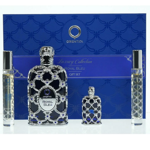 Orientica Luxury Collection Royal Bleu 4 Piece Gift Set – JawsFragrance.com
