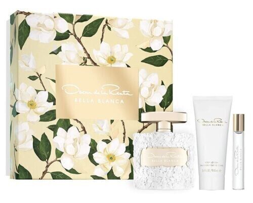 Oscar De La Renta Bella Blanca 3 Piece Gift Set – JawsFragrance.com