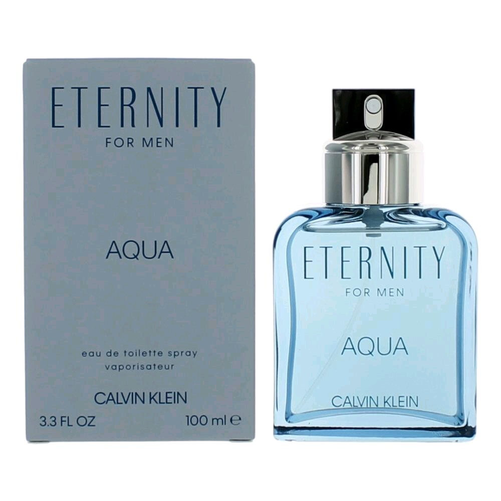 Eternity Aqua by Calvin Klein, 3.4 oz Eau De Toilette Spray for Men – JawsFragrance.com
