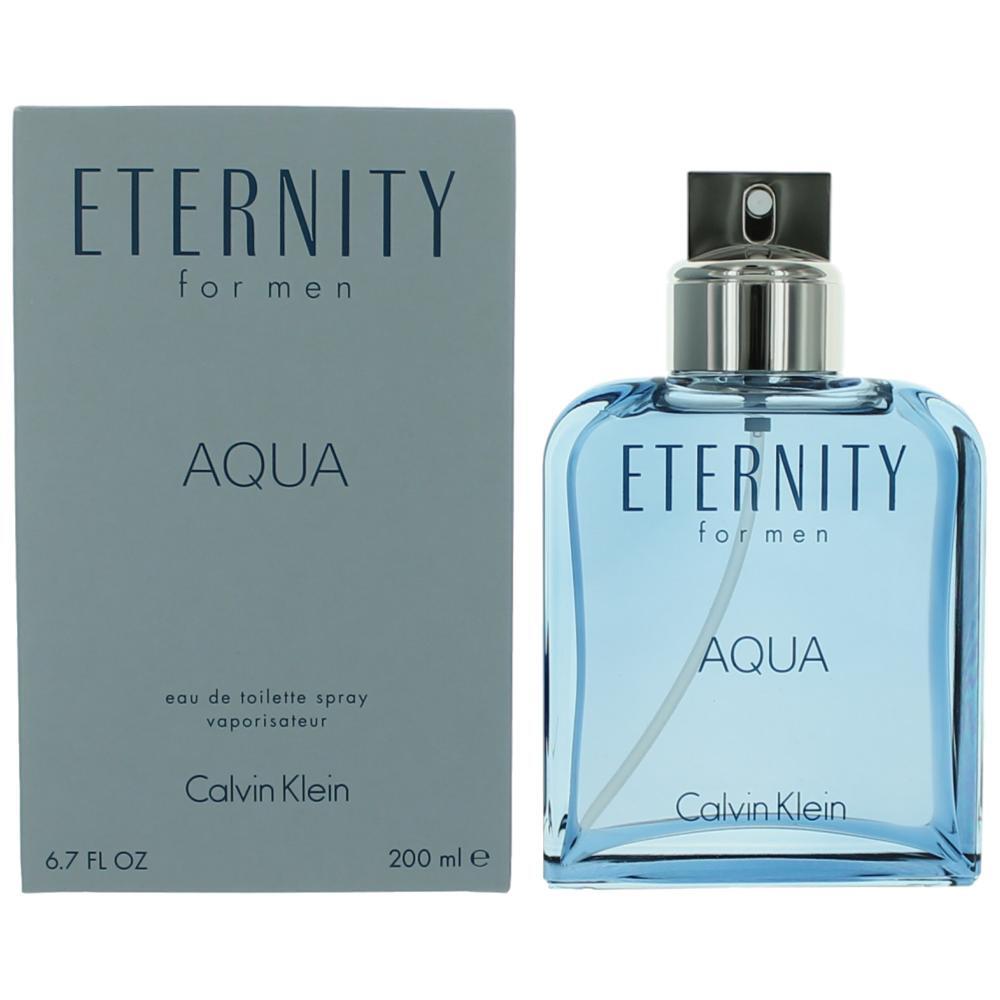 Eternity Aqua by Calvin Klein, 6.7 oz Eau De Toilette Spray for Men – JawsFragrance.com