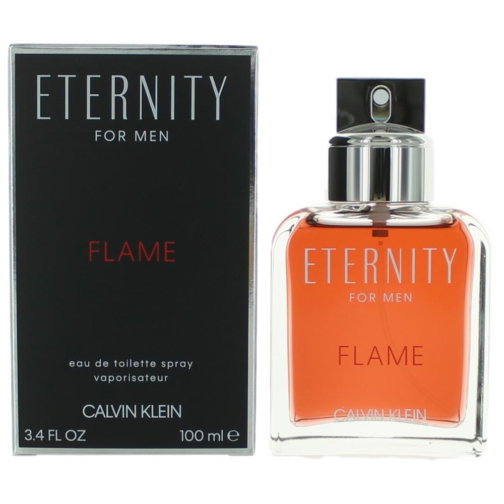 Eternity Flame by Calvin Klein, 3.4 oz Eau De Toilette Spray for Men – JawsFragrance.com